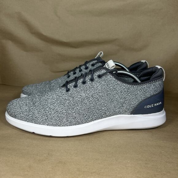 Cole Haan Men 11 GrandPlus Essex Distance Knit Oxford Nimbus Cloud Gray C30821 - Picture 1 of 11